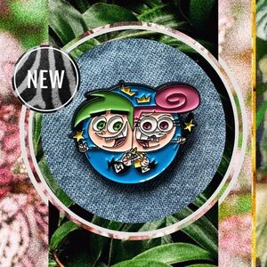 Fairly OddParents Enamel Pin - Cosmo and Wanda
